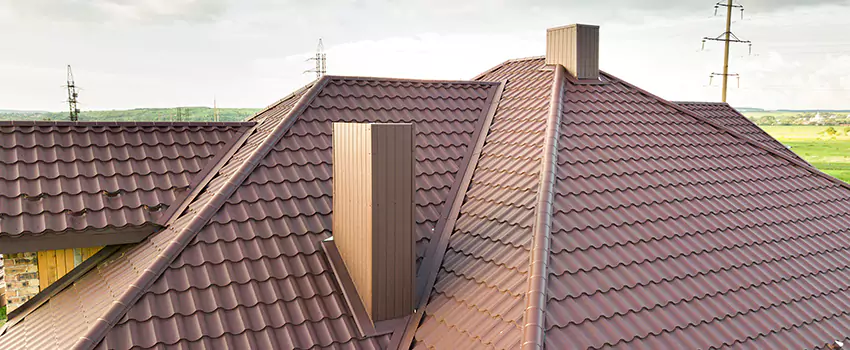 Residential Chimney Flashing Restoration in Monroeville, PA