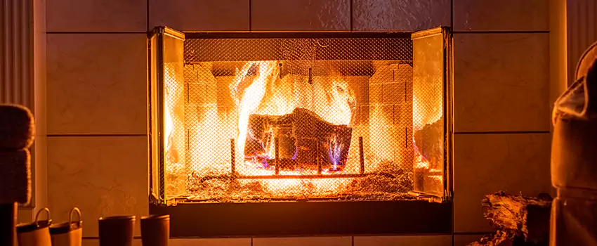Mendota Hearth Landscape Fireplace Installation in Monroeville, Pennsylvania