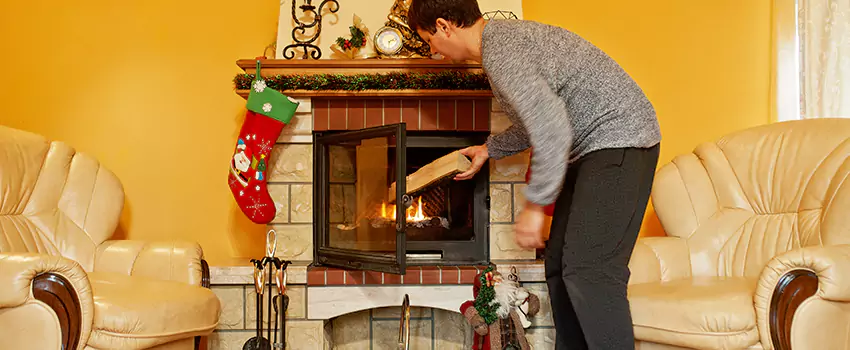 Rusted Metal Fireplace Restoration in Monroeville, Pennsylvania