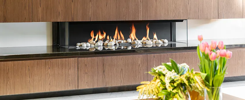 Double-height Fireplace Design Refurbishment in Monroeville, Pennsylvania