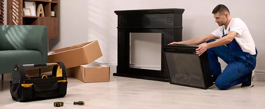 Old Rusted Metal Fireplace Repair And Replacement in Monroeville, PA